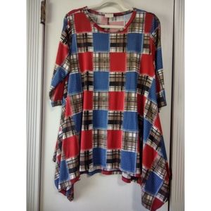 Plaid Tunic with pockets